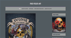 Desktop Screenshot of fredfieldsart.com